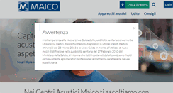 Desktop Screenshot of maicoitalia.com